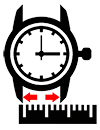 Horlogeband breedtemaat bepalen