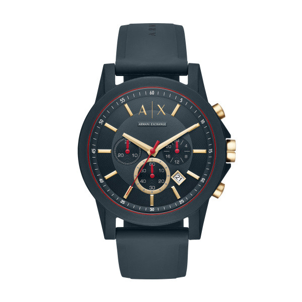 Bracelet de montre Armani Exchange AX1335 Silicone 22mm
