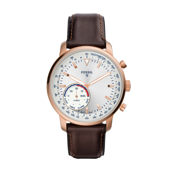 Bracelet de montre Fossil FTW1172 Cuir Brun 22mm