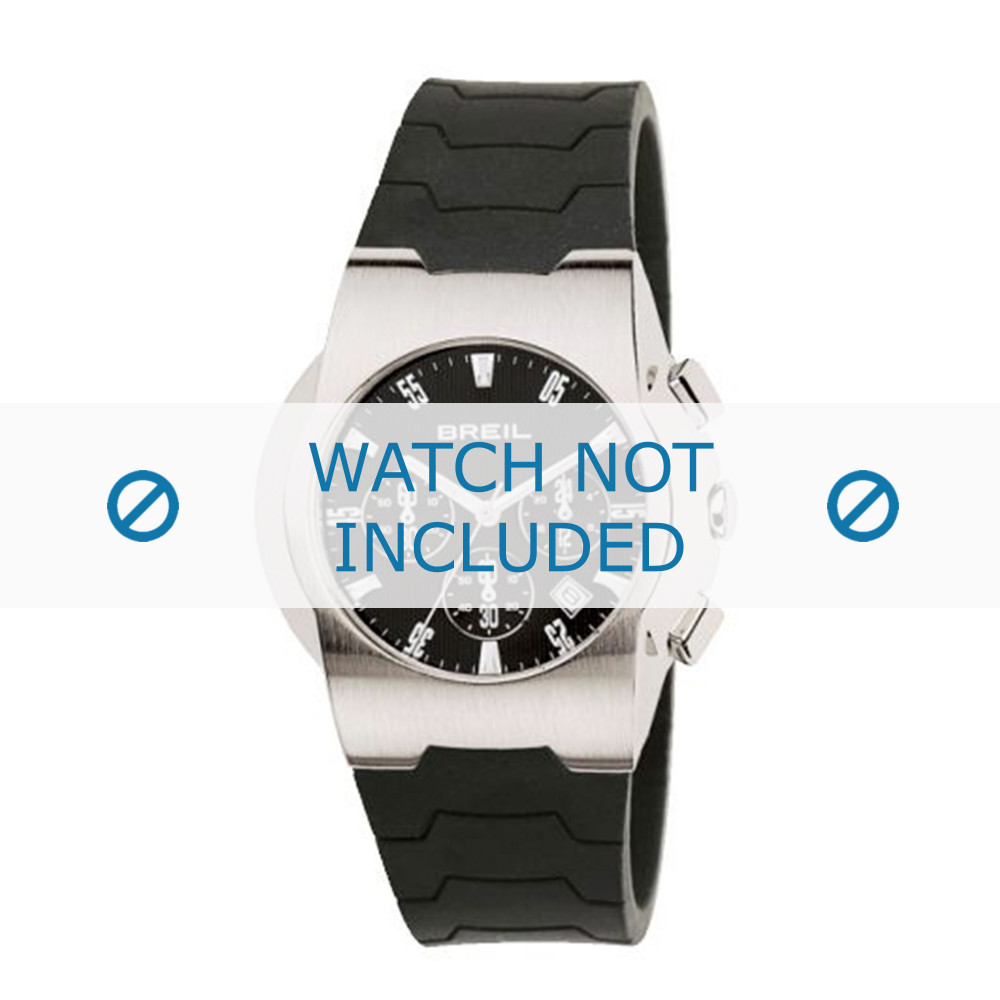 Breil bracelet de montre 2519773538 Plastique Noir Commandez