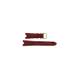 Bracelet de montre Balmain B59807222 / 0720378 / 0720378XS Cuir Rouge 14mm