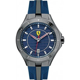 Ferrari bracelet de montre SF103.7 / 0830081 / SF689300057 / Scuderia Caoutchouc Bleu 22mm