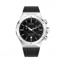 Edox bracelet de montre 10107-RUB Caoutchouc Noir