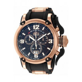 Bracelet de montre Invicta 12434 Silicone Noir 26mm