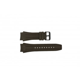 Police bracelet de montre 13891JSB-12 Cuir Brun 24mm + coutures brunes