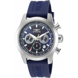Bracelet de montre Invicta 15200-01 Silicone Bleu 22mm