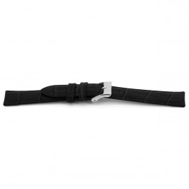 Bracelet de montre Universel F156 Cuir Noir 18mm