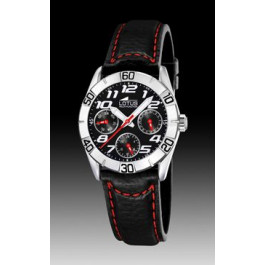 Bracelet de montre Lotus 15651-9 Cuir Noir 18mm