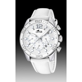 Bracelet de montre Lotus 15782-1 Cuir Blanc 21mm