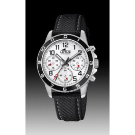 Bracelet de montre Lotus 18581-1 Cuir Noir 18mm