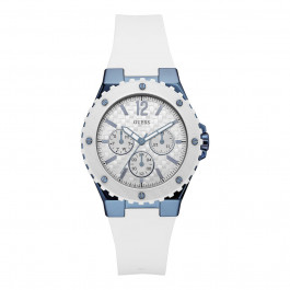 Bracelet de montre Guess W0149L6 Silicone Blanc 22mm