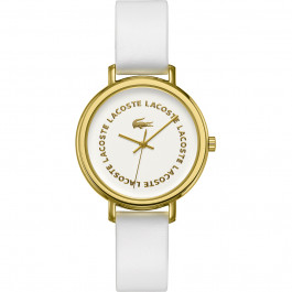 Lacoste bracelet de montre 2000623 / LC-33-3-34-2221 Cuir Blanc 14mm