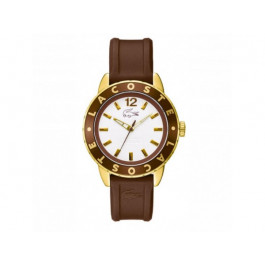 Lacoste bracelet de montre 2000686 / LC-54-3-96-2303 Caoutchouc Brun 18mm