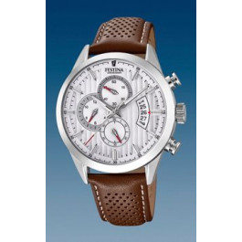 Bracelet de montre Festina F20271-1 / F20271-2 Cuir Brun 21mm