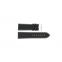 Bracelet de montre Universel 308L.01 XL Cuir Noir 22mm