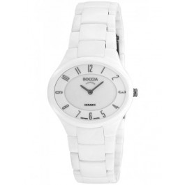 Bracelet de montre Boccia 3216-01 Céramique Blanc