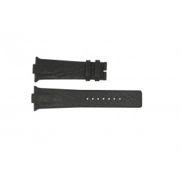 Bracelet de montre Boccia 3519-02 / 3519-03 Cuir Noir 28mm