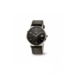 Bracelet de montre Boccia 3557-01 / 3557-02 / 3557 / 811 X410S21 Cuir Noir 21mm