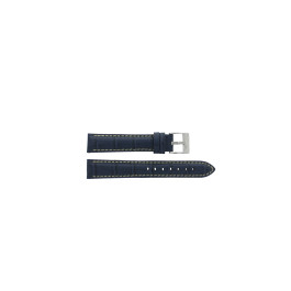 Bracelet de montre Universel D378.05 Cuir Bleu 22mm