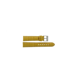 Bracelet de montre Universel D378.10 Cuir Jaune 22mm