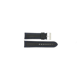Bracelet de montre Universel 394.01.05 Cuir Noir 24mm