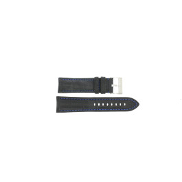 Bracelet de montre Universel 395.01.05 Cuir Noir 24mm