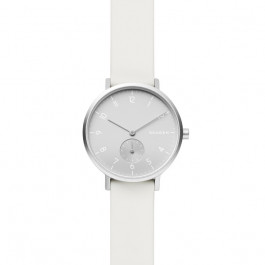 Bracelet de montre Skagen SKW2763 Caoutchouc Blanc 16mm