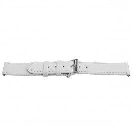 Bracelet de montre Universel D500 Cuir Blanc 14mm