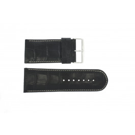 Bracelet de montre Universel 61324EB.10.36 Cuir Noir 36mm