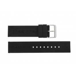 Bracelet de montre Hugo Boss 659302252 / HB-116-1-29-2267 / 1512543 Caoutchouc Noir 22mm