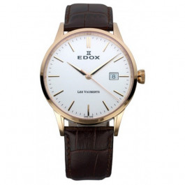 Bracelet de montre Edox 70162 / 493467 Cuir Brun foncé 20mm