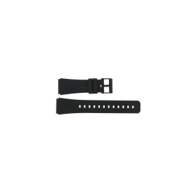 Bracelet de montre Casio 71603998 / DBC-150-1Q / DBC-150B-1Q Plastique Noir 22mm