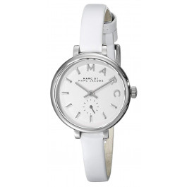 Bracelet de montre Marc by Marc Jacobs MBM1350 Cuir Blanc 8mm