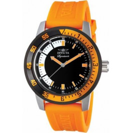 Invicta bracelet de montre 7466.01  Caoutchouc Orange