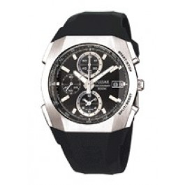 Bracelet de montre Pulsar 7T62-X121 Plastique Noir