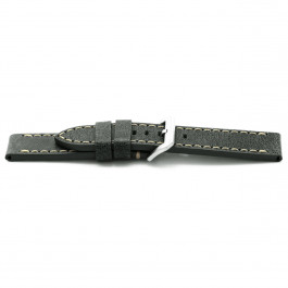 Bracelet de montre Universel I818 Cuir Gris 24mm