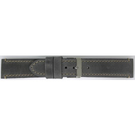 Bracelet de montre Universel 819.07.22 Cuir Gris 22mm