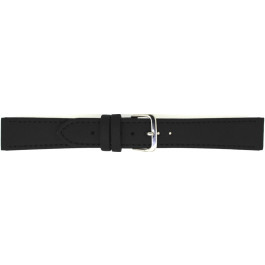 Bracelet de montre Universel 823R.01.12 Cuir Noir 12mm