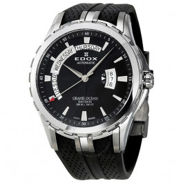 Bracelet de montre Edox 83006-3 Caoutchouc Noir