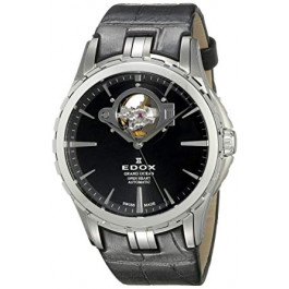 Bracelet de montre Edox LA-73/437876/85008 Cuir Noir 20mm