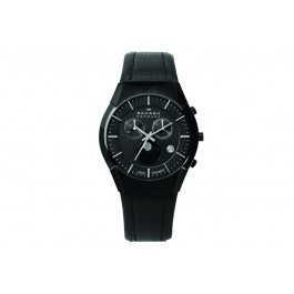 Bracelet de montre Skagen 901XLBLB Cuir Noir