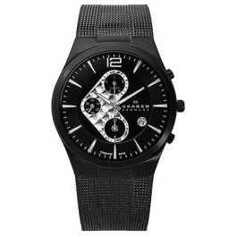 Bracelet de montre Skagen 906XLTTM Milanais Noir