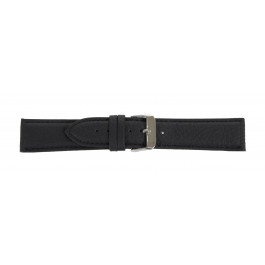 Bracelet de montre Universel 983-ZW-12MM Cuir Noir 12mm