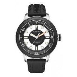 Bracelet de montre Nautica A29552G Caoutchouc Noir
