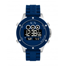 Bracelet de montre Armani Exchange AX1561 Silicone Bleu 22mm