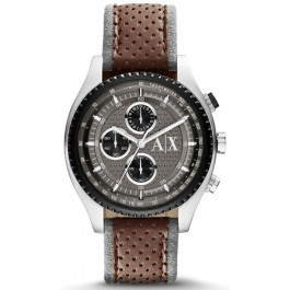 Bracelet de montre Armani AX1601 Cuir Brun