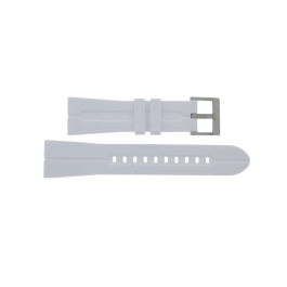 Bracelet de montre Armani AX1729 Caoutchouc Blanc 22mm