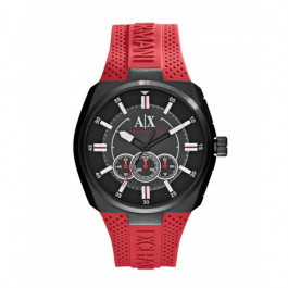 Bracelet de montre Armani Exchange AX1803 Silicone Rouge 12mm
