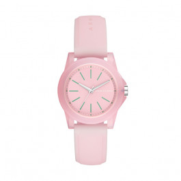 Bracelet de montre Armani Exchange AX4361 Silicone Rose 20mm