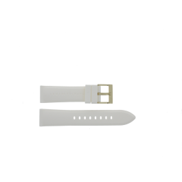 Bracelet de montre Armani Ax7126 Caoutchouc Blanc 20mm